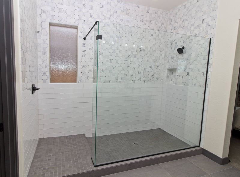 Shower with Built-in Niche