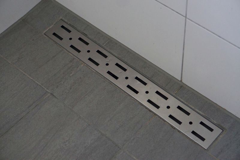 Modern Shower Floor with Linear Drain